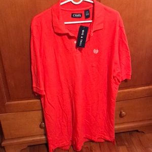 Chaps Long and Tall Orange shirt Large
